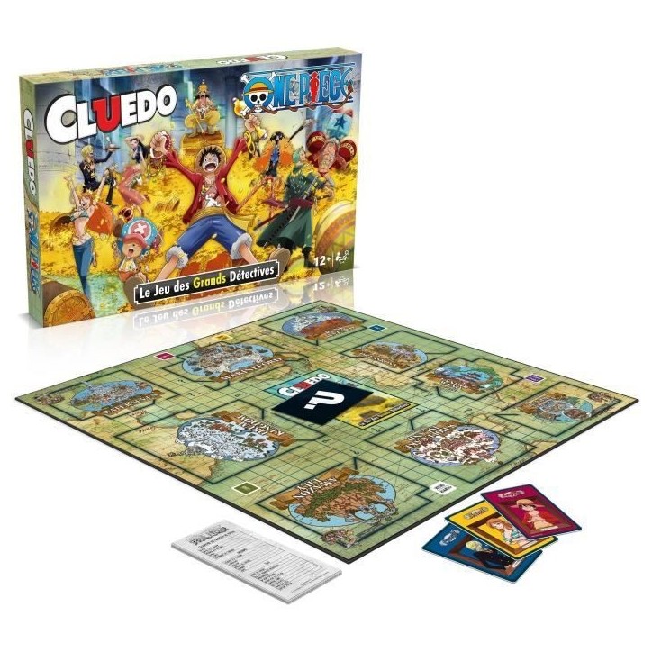 Jeu de société - WINNING MOVES - Cluedo One Piece - Édition spéciale avec l'équipage de Luffy Jeu de société - WINNING MOVES - Cluedo One Piece - Édition spéciale avec l'équipage de Luffy
