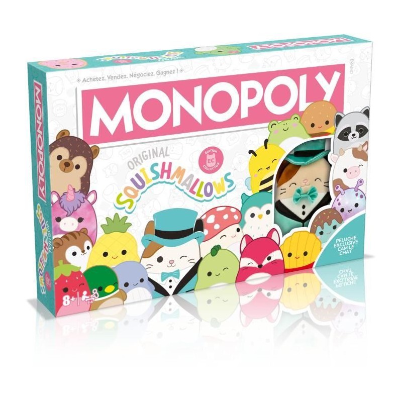 Monopoly Squishmallows - Jeu de société - WINNING MOVES - Monopoly a Monopoly Squishmallows - Jeu de société - WINNING MOVES - Monopoly a