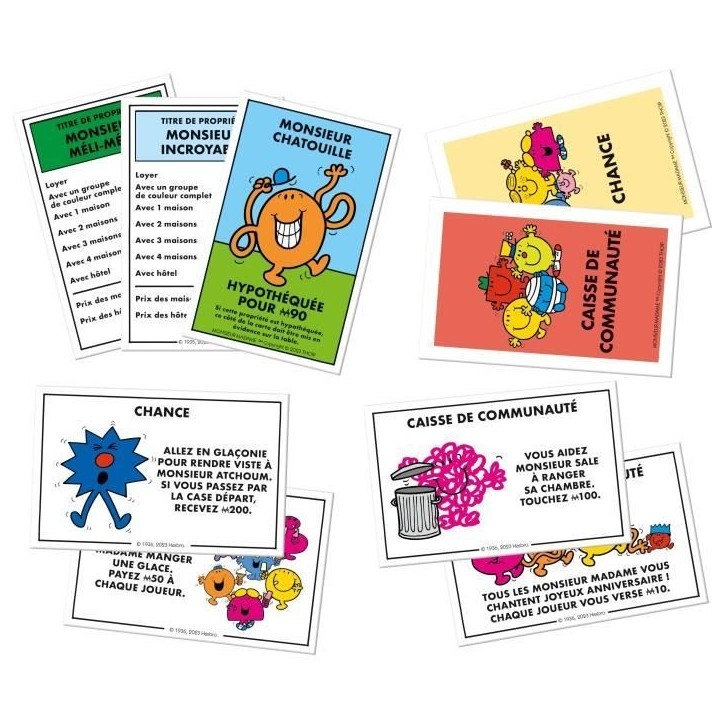 Monopoly Monsieur Madame - Jeu de société - WINNING MOVES - Monopoly mettant en vedette les personnages de Monsieur Madame. Monopoly Monsieur Madame - Jeu de société - WINNING MOVES - Monopoly mettant en vedette les personnages de Monsieur Madame.