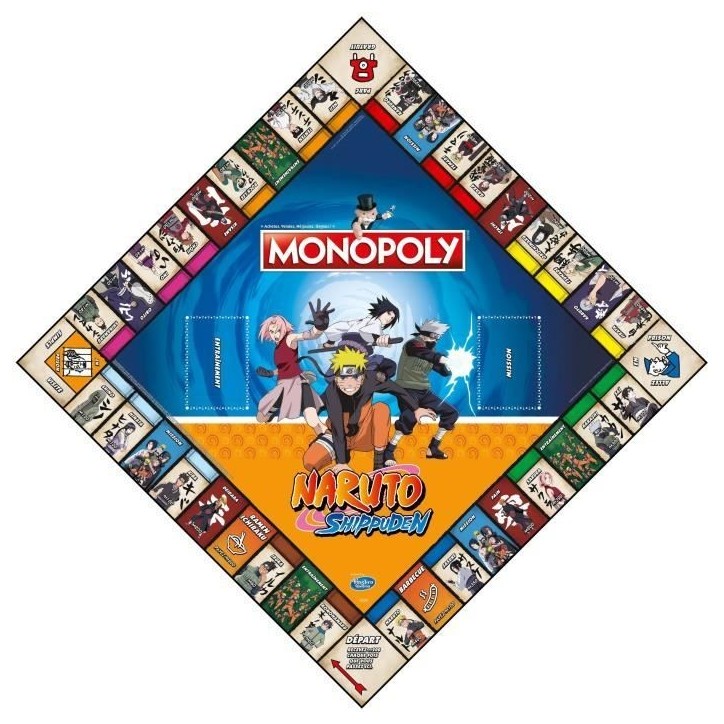 MONOPOLY Naruto - Jeu de société MONOPOLY Naruto - Jeu de société