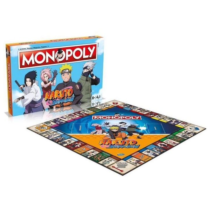 MONOPOLY Naruto - Jeu de société MONOPOLY Naruto - Jeu de société