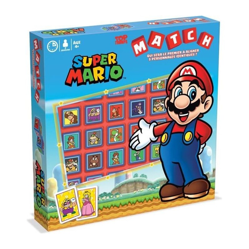 Match Super Mario, Jeu de stratégie, Version française, Winning Move Match Super Mario, Jeu de stratégie, Version française, Winning Move