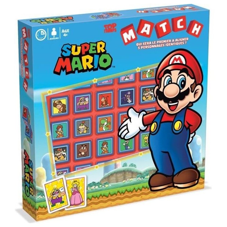Match Super Mario, Jeu de stratégie, Version française, Winning Moves