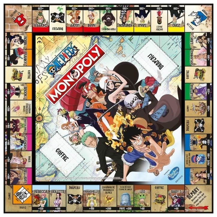 MONOPOLY One Piece - Jeu de société - Version française MONOPOLY One Piece - Jeu de société - Version française