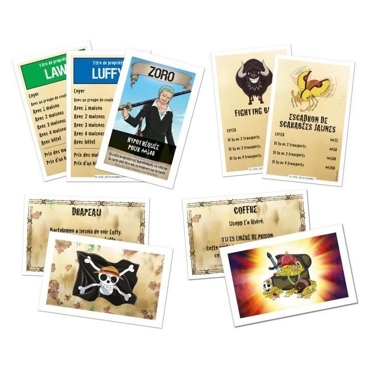 MONOPOLY One Piece - Jeu de société - Version française MONOPOLY One Piece - Jeu de société - Version française