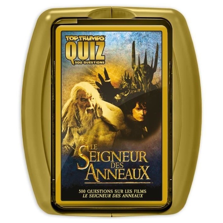 Quizz Le Seigneur des anneaux 500 Questions - Format Voyage - Version française, Winning Moves