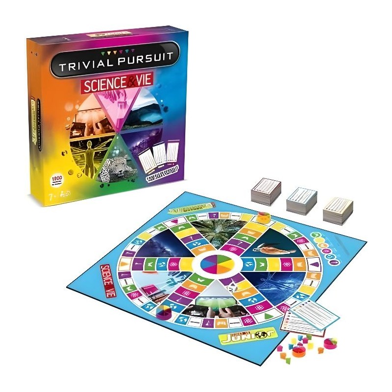 TRIVIAL PURSUIT SCIENCE & VIE - Jeu de plateau - WINNING MOVES TRIVIAL PURSUIT SCIENCE & VIE - Jeu de plateau - WINNING MOVES