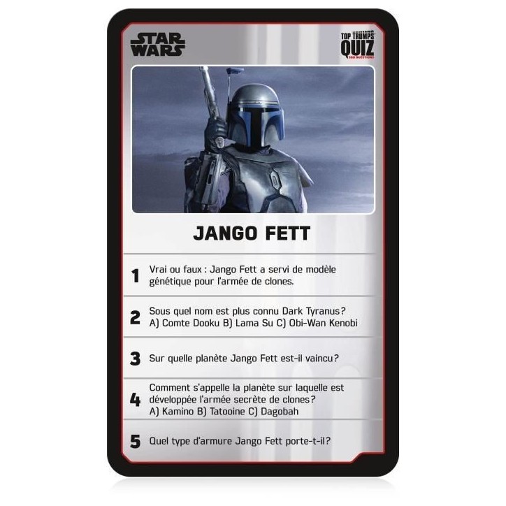 QUIZ STAR WARS - Jeu de plateau - WINNING MOVES