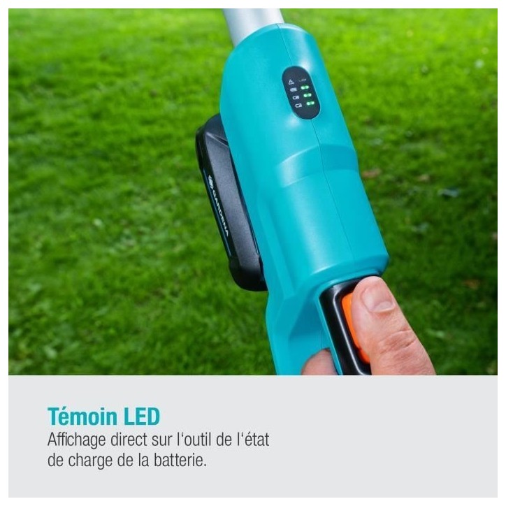 Elagueuse sur perche a batterie GARDENA - TCS 20/18V P4A - 18V - 42 cm