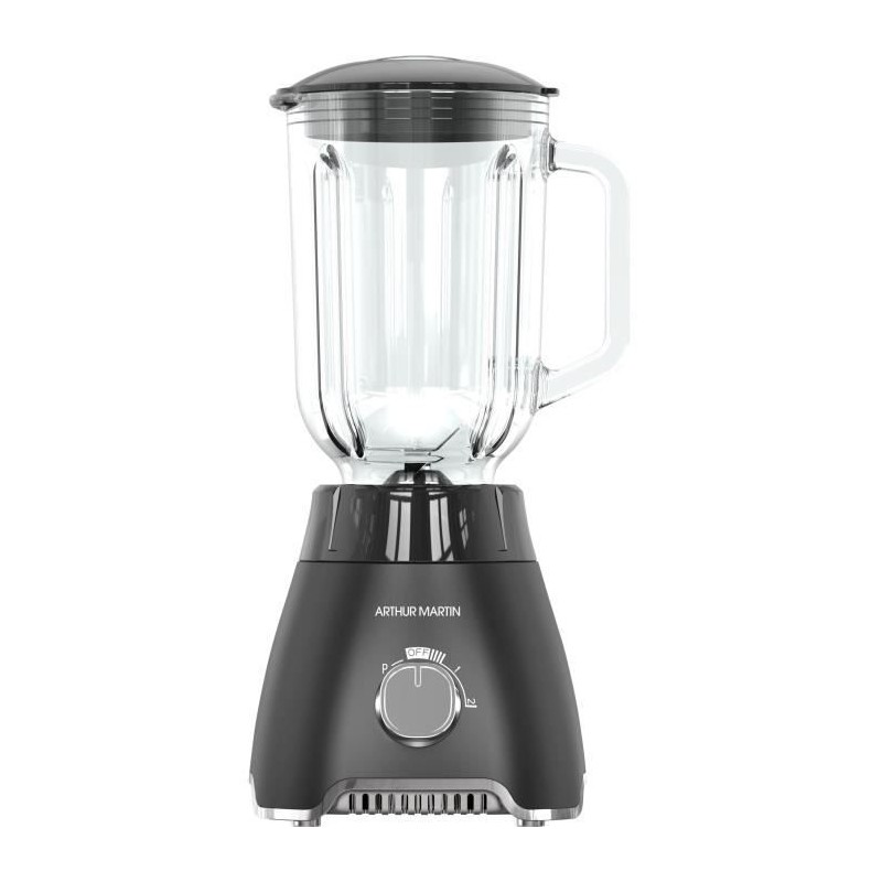 Blender - ARTHUR MARTIN - AMPB40 -Bol en verre gradué 1,5L - 400W - 2 Blender - ARTHUR MARTIN - AMPB40 -Bol en verre gradué 1,5L - 400W - 2