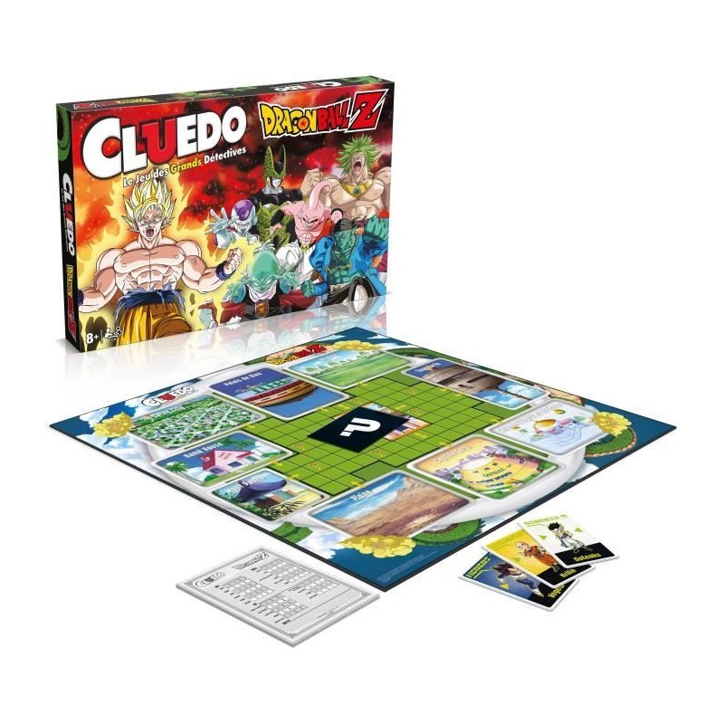 Cluedo - CLUEDO - Dragon Ball Z - Jeu d'ambiance - 2 joueurs ou plus - Cluedo - CLUEDO - Dragon Ball Z - Jeu d'ambiance - 2 joueurs ou plus -