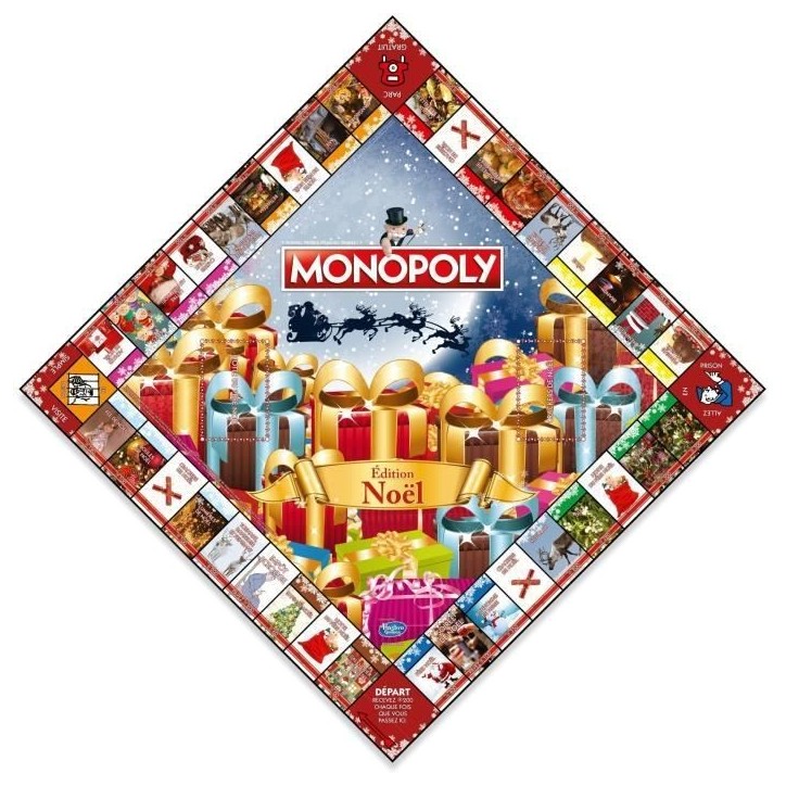 MONOPOLY NoeL - Jeu de plateau - WINNING MOVES