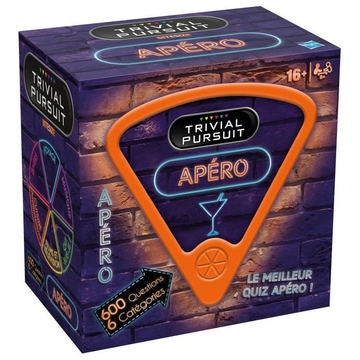 TRIVIAL PURSUIT Voyage apéro - Jeu de société - WINNING MOVES TRIVIAL PURSUIT Voyage apéro - Jeu de société - WINNING MOVES
