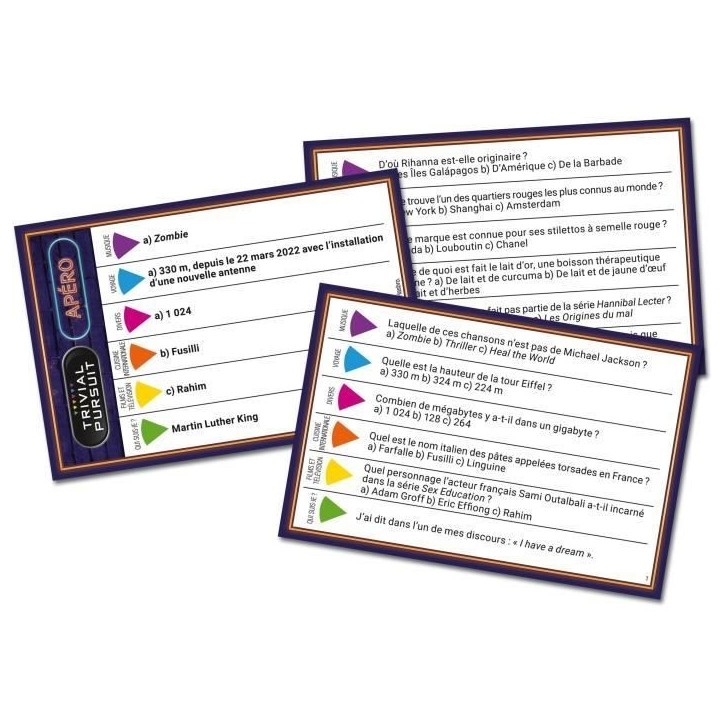 TRIVIAL PURSUIT Voyage apéro - Jeu de société - WINNING MOVES TRIVIAL PURSUIT Voyage apéro - Jeu de société - WINNING MOVES