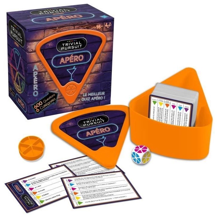 TRIVIAL PURSUIT Voyage apéro - Jeu de société - WINNING MOVES TRIVIAL PURSUIT Voyage apéro - Jeu de société - WINNING MOVES