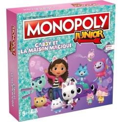 Jeu de société - WINNING MOVES - Monopoly Junior Gabby et la Maison