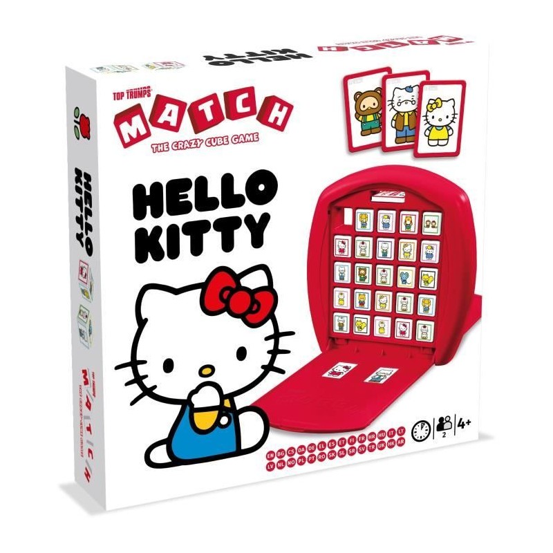 Jeu de société - WINNING MOVES - Match Hello Kitty - Alignez 5 cubes