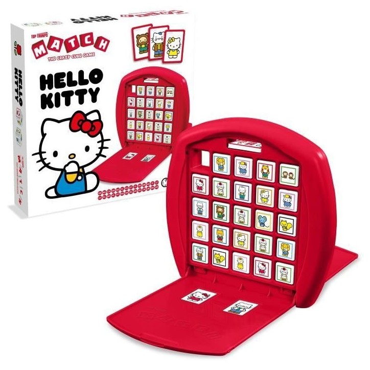 Jeu de société - WINNING MOVES - Match Hello Kitty - Alignez 5 cubes identiques pour gagner
