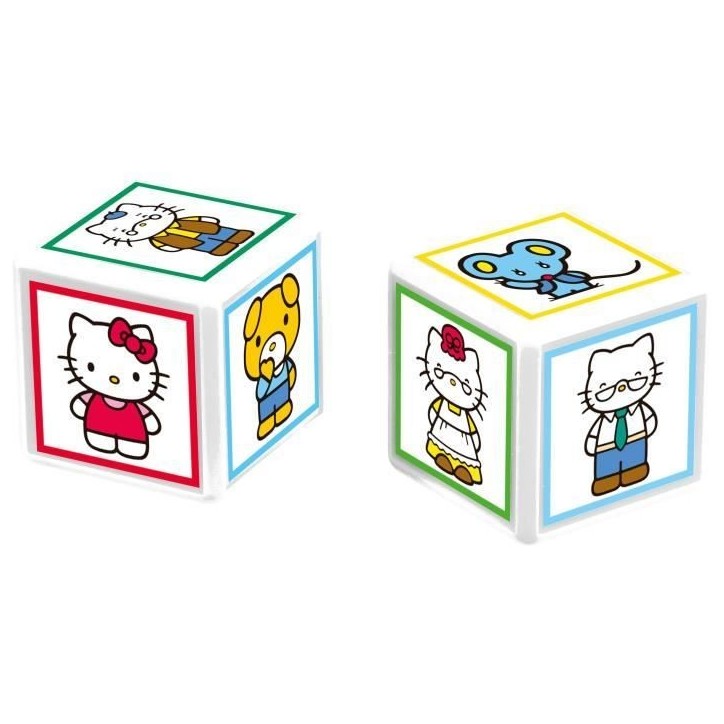 Jeu de société - WINNING MOVES - Match Hello Kitty - Alignez 5 cubes identiques pour gagner