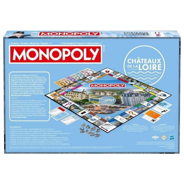 MONOPOLY Chateaux de la Loire - Jeu de société - WINNING MOVES
