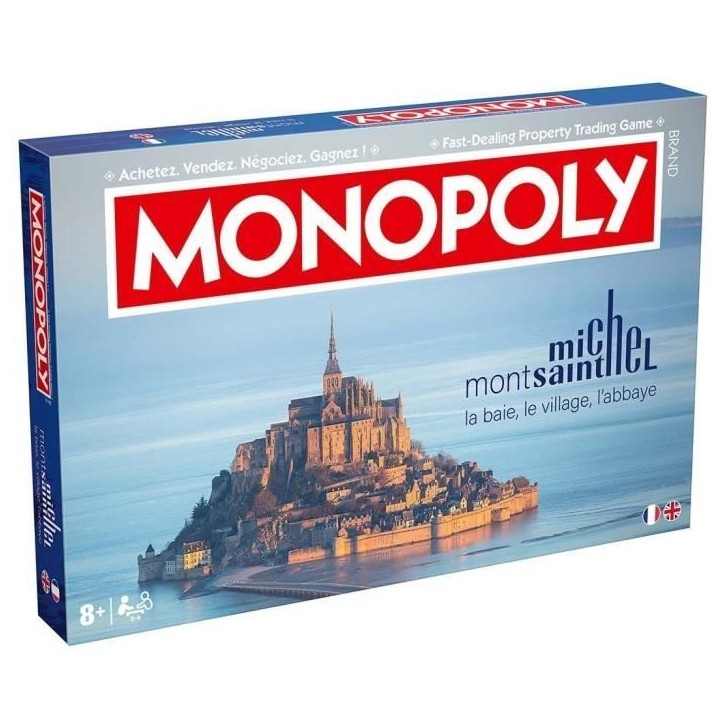 MONOPOLY Mont Saint Michel - Jeu de société - WINNING MOVES