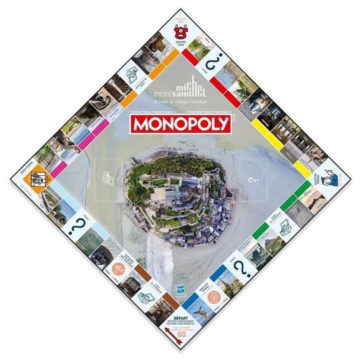 MONOPOLY Mont Saint Michel - Jeu de société - WINNING MOVES