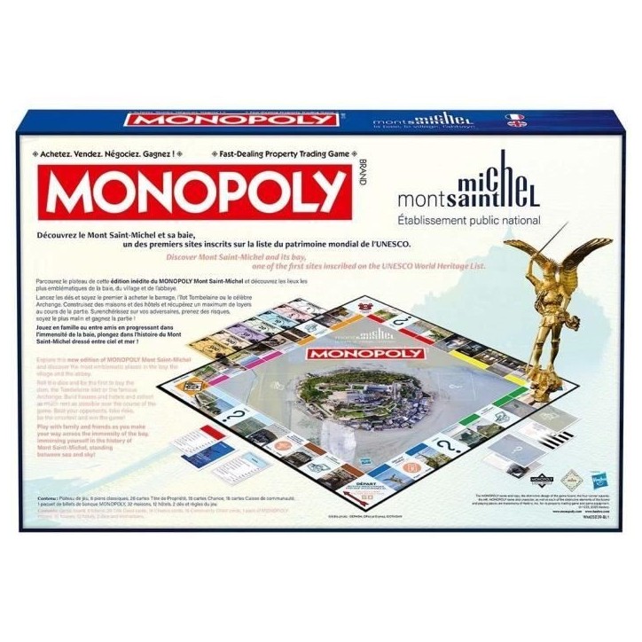 MONOPOLY Mont Saint Michel - Jeu de société - WINNING MOVES