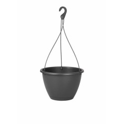 ARTEVASI Pot de fleurs suspendu ALGARVE - Gris anthracite - 8L - 31 x