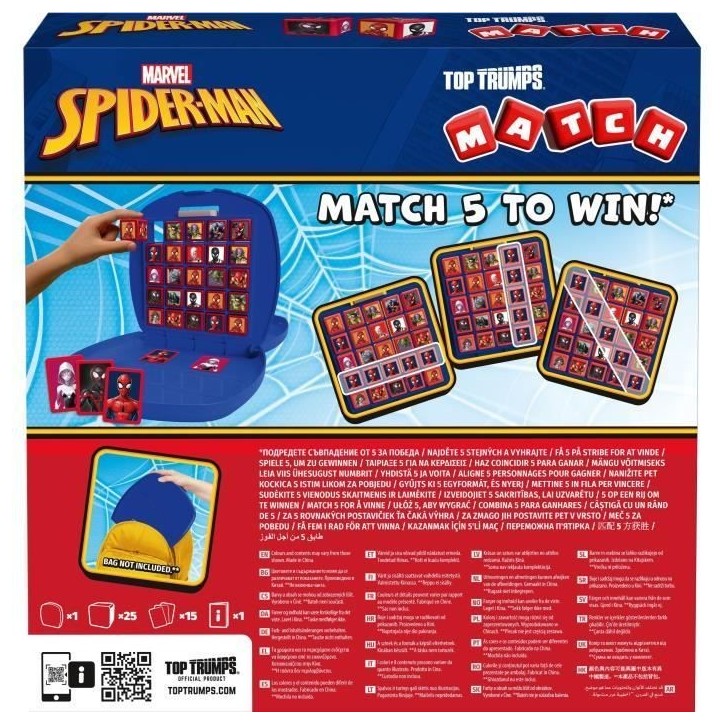 Match - Jeu de société - WINNING MOVES GAMES - Spider-Man 2025 Match - Jeu de société - WINNING MOVES GAMES - Spider-Man 2025