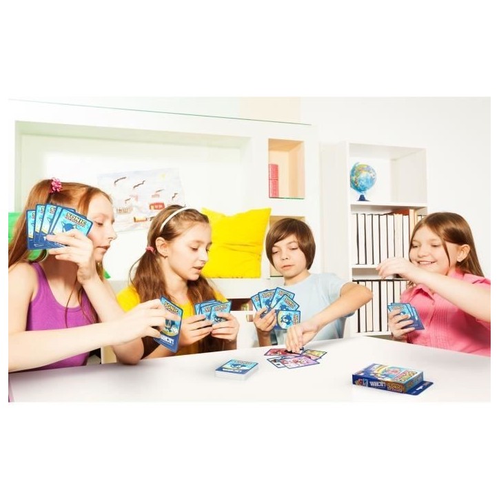 Whot! Sonic the Hedgehog - Jeu de cartes - WINNING MOVES - Jeu de cartes aux couleurs de Sonic pour toute la famille. Whot! Sonic the Hedgehog - Jeu de cartes - WINNING MOVES - Jeu de cartes aux couleurs de Sonic pour toute la famille.