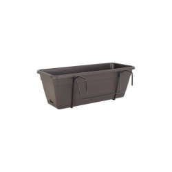 ARTEVASI Kit Jardiniere VENEZIA avec réserve d'eau - Gris anthracite