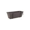 ARTEVASI Kit Jardiniere VENEZIA avec réserve d'eau - Gris anthracite