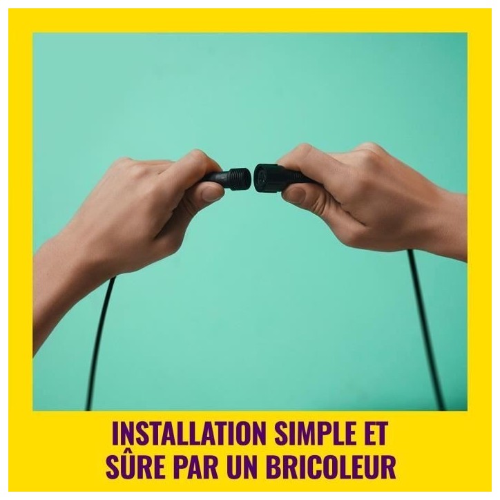Kit de Démarrage Borne Connectée WIZ ELPAS 12V Extérieur - Windmills - Aluminium - LED intégrée - Noir Kit de Démarrage Borne Connectée WIZ ELPAS 12V Extérieur - Windmills - Aluminium - LED intégrée - Noir