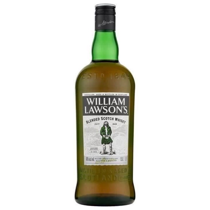 Whisky William Lawson's - Blended whisky - Ecosse - 40%vol - 150cl