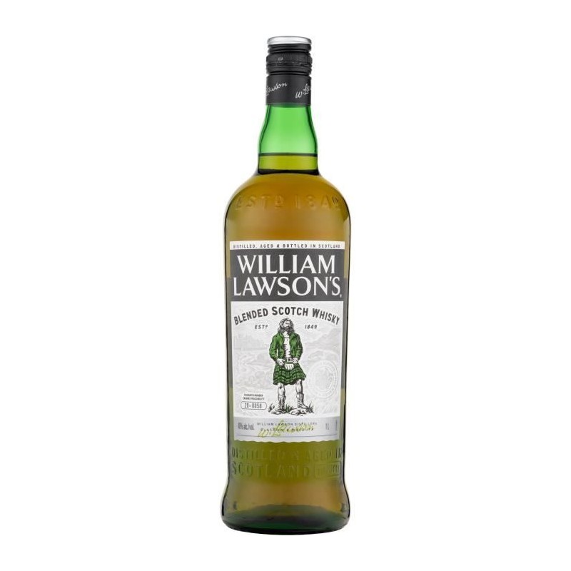 Whisky William Lawson's - Blended whisky - Ecosse - 40%vol - 100cl Whisky William Lawson's - Blended whisky - Ecosse - 40%vol - 100cl