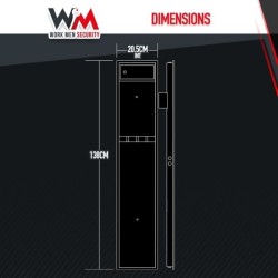 Armoire a fusils - Work Men Security - AFCP4030145 - Dimensions extér