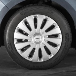 Lot de 4 enjoliveurs Gris métallisés 14 pouces - WRC - SEPANG - Look