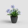 ARTEVASI pot de fleurs CAPRI CAMPANA - Résistant au gel - Anthacite -