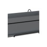 ARTEVASI Kit Jardiniere CAPRI - 50cm anthracite - 50,2 x 28,5 x h20,7