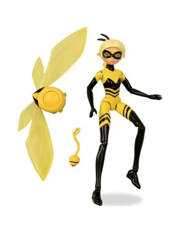 Mini-poupée Queen Bee - MIRACULOUS - 12 cm - Jaune et noir - 4 ans et plus