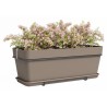 ARTEVASI Kit Jardiniere - Plastique - Taupe - Rectangulaire - L50,2 x
