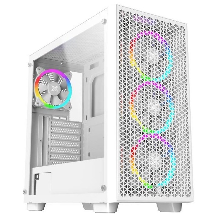 Boîtier PC - XIGMATEK - Gaming G Pro Arctic (Blanc) - Moyen tour - Format E-ATX - 4x120mm LED A-RGB
