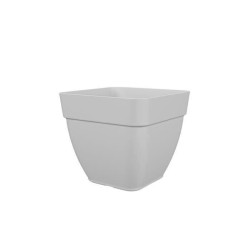 ARTEVASI Pot de fleurs carré CAPRI CAMPANA - Plastique - Blanc - L 36