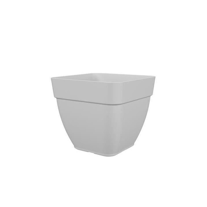 ARTEVASI Pot de fleurs carré CAPRI CAMPANA - Plastique - Blanc - L 36,5 x P 33,5 H 36,5 cm ARTEVASI Pot de fleurs carré CAPRI CAMPANA - Plastique - Blanc - L 36,5 x P 33,5 H 36,5 cm
