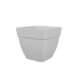 ARTEVASI Pot de fleurs carré CAPRI CAMPANA - Plastique - Blanc - L 36