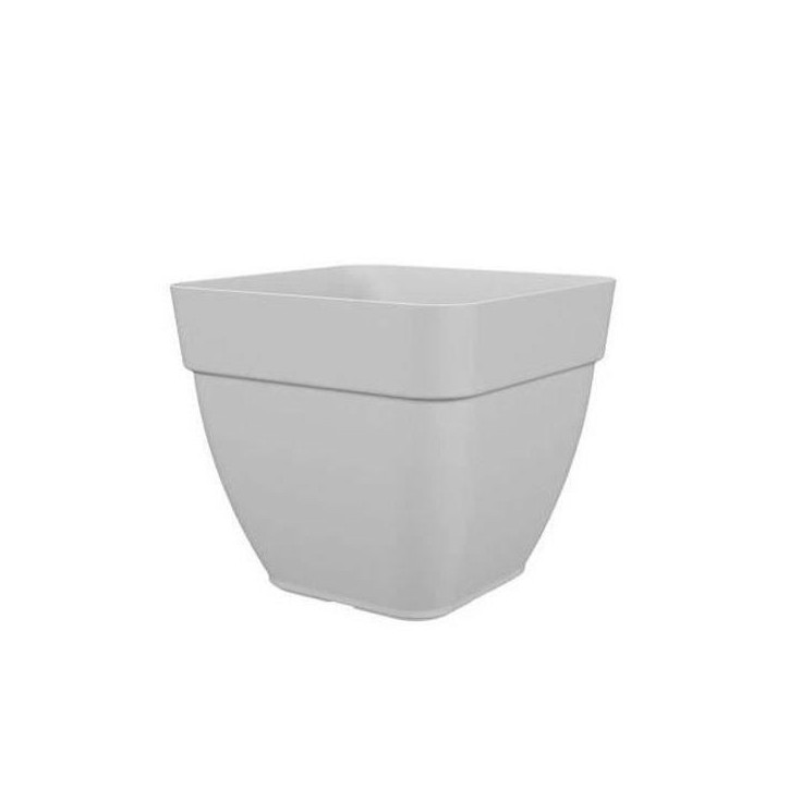 ARTEVASI Pot de fleurs carré CAPRI CAMPANA - Plastique - Blanc - L 36,5 x P 33,5 H 36,5 cm ARTEVASI Pot de fleurs carré CAPRI CAMPANA - Plastique - Blanc - L 36,5 x P 33,5 H 36,5 cm