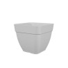 ARTEVASI Pot de fleurs carré CAPRI CAMPANA - Plastique - Blanc - L 36