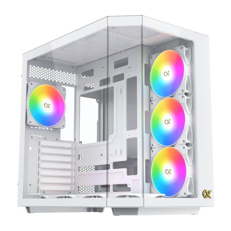 Boitier sans alimentation - XIGMATEK CUBI II Arctic - Cube - Format E- Boitier sans alimentation - XIGMATEK CUBI II Arctic - Cube - Format E-