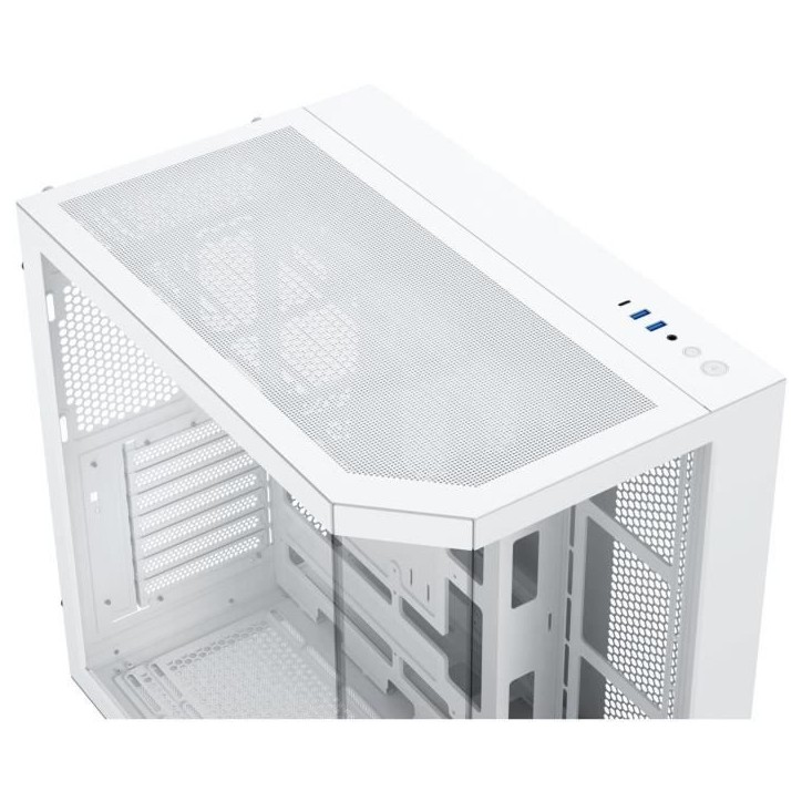 Boitier sans alimentation - XIGMATEK CUBI II Arctic - Cube - Format E-ATX - Blanc Boitier sans alimentation - XIGMATEK CUBI II Arctic - Cube - Format E-ATX - Blanc