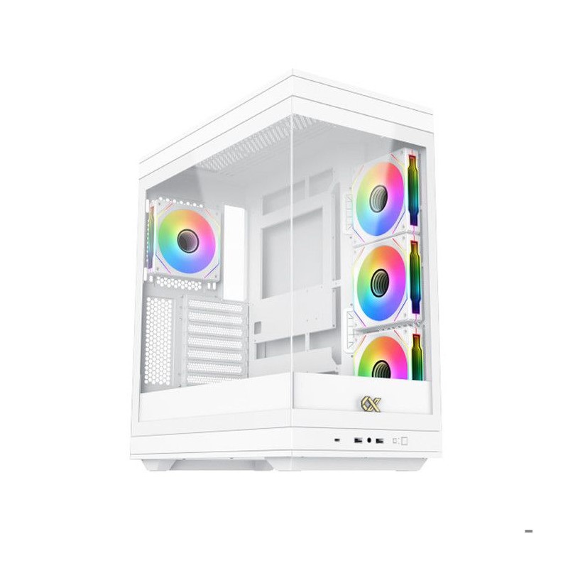 Boîtier PC - XIGMATEK - META Arctic - Moyen tour - E-ATX - Verre trem Boîtier PC - XIGMATEK - META Arctic - Moyen tour - E-ATX - Verre trem